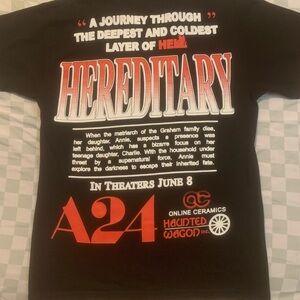 Special tee-shirts form movies directed by A24 men’s only worn one time